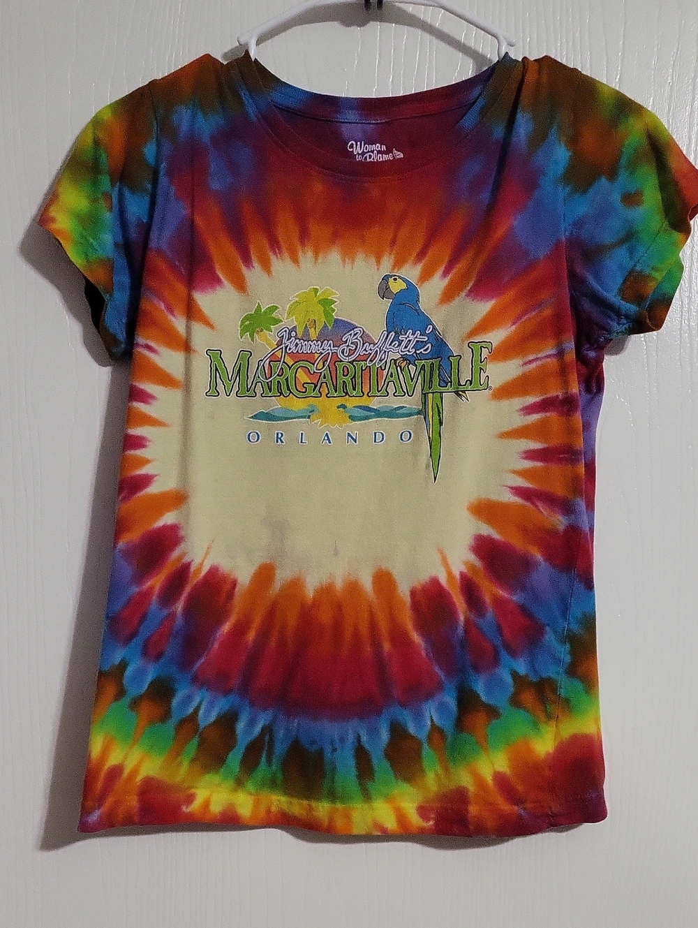 Shirt- Woman to Blame Tie-Dye Short Sleeve Tee #3227